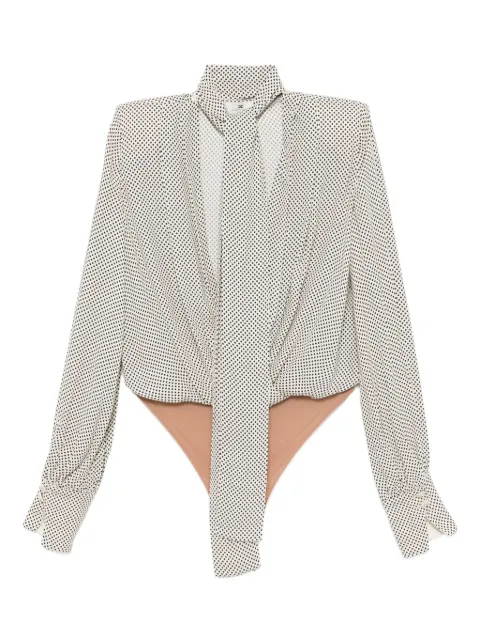 Elisabetta Franchi polka-dot top White CB00853E2