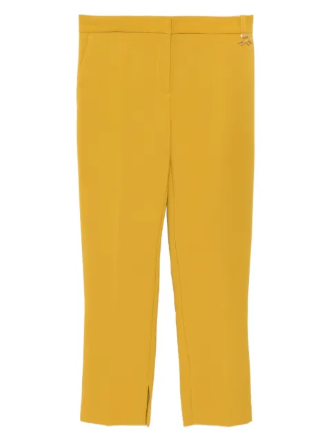Elisabetta Franchi Crêpe trousers Yellow PA09852E2