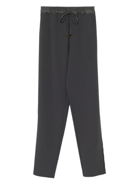 Elisabetta Franchi Crêpe trousers Grey PA07351E2