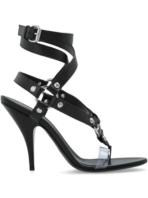 DSQUARED2 115mm leather sandals Black HSW026101500001