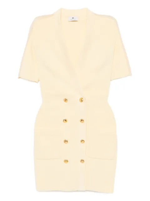 Elisabetta Franchi knitted dress Yellow AM66S51E2