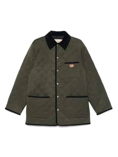Valentino Garavani Vlogo Signature quilted jacket Green VCJK95CKV