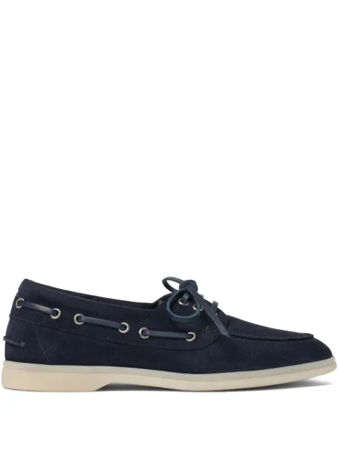 Scarosso Lia boat shoes Blue LIABOATBLUSUED