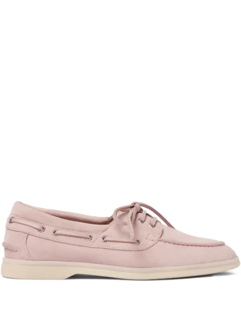 Scarosso Lia boat shoes Pink LIABOATPINSUED