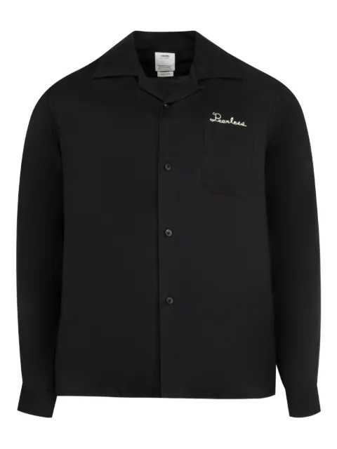visvim logo-embroidered shirt Black 0125105011015