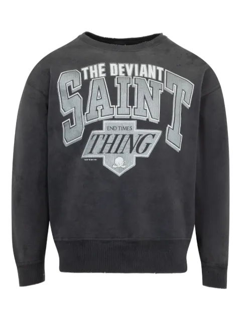 SAINT MXXXXXX The Deviant sweatshirt Black SMHR80000045