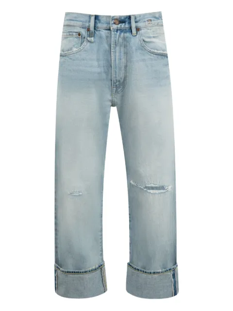 R13 Cuffed X-Boyfriend jeans Blue R13WD111D295C