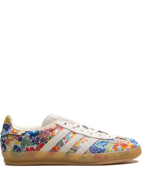 adidas x Liberty London floral embroidery sneakers Blue JP5309