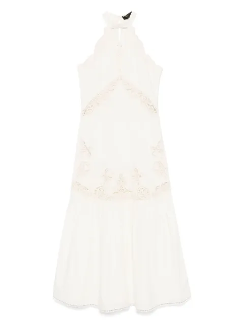 TWINSET lace-detailed maxi dress Neutrals 251TT2161