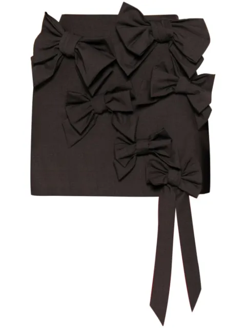 Viktor & Rolf bow bouquet mini skirt Brown WB0200039325