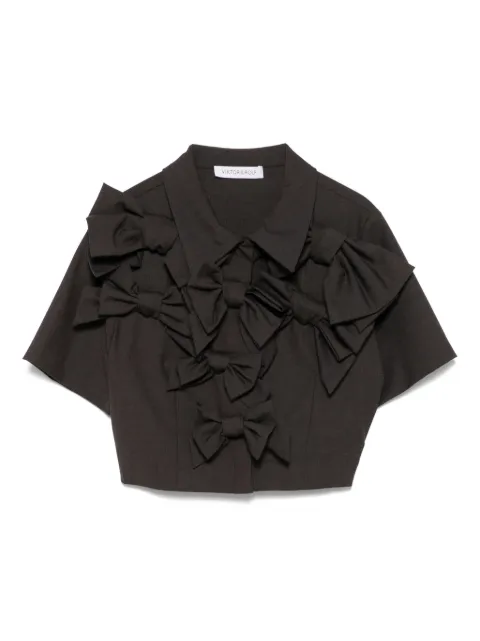 Viktor & Rolf bow bouquet top Brown WT0160039325