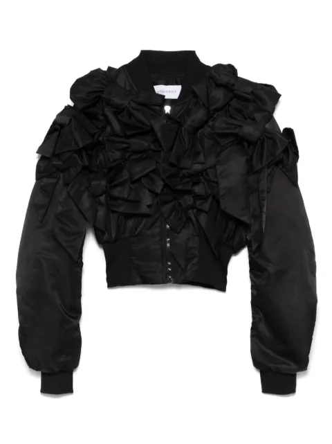 Viktor & Rolf Bow Bouquet bomber jacket Black EO0162599325