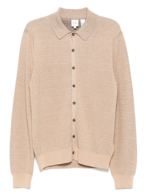 Paul Smith waffle-knit cardigan Neutrals M1R258ZP02681