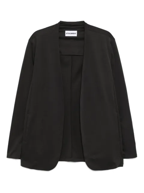 Attachment cotton double-face collarless jacket Grey AJ51048922