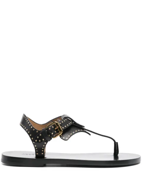 ISABEL MARANT Jooni flat sandals Black SD0217FAC1B05S
