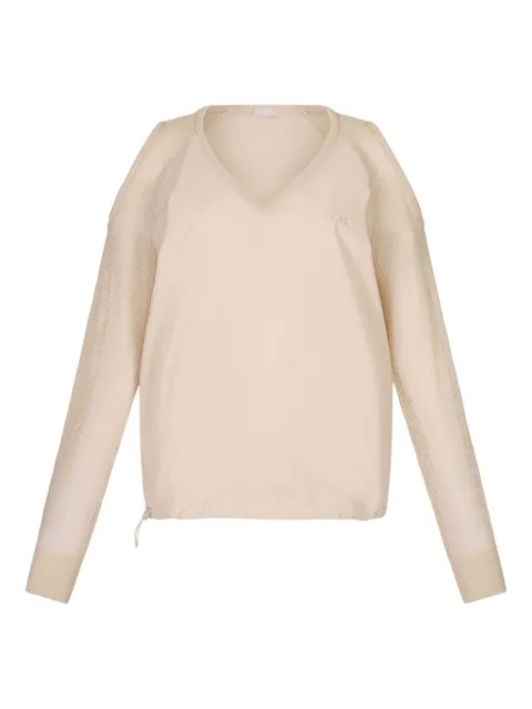 LIU JO cut-out sweatshirt Neutrals TA5070T2900