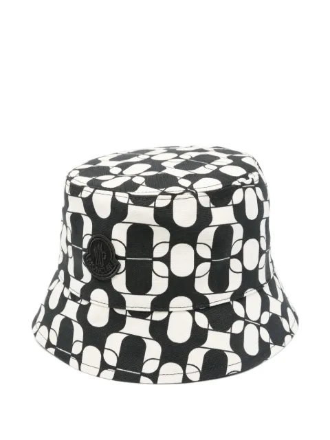 Moncler printed bucket hat Black K10933B000040598H8