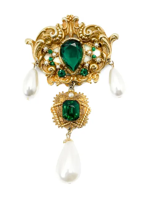 Jennifer Gibson Jewellery 1960s Coro Renaissance pendant Gold JGJCOROPENDANT