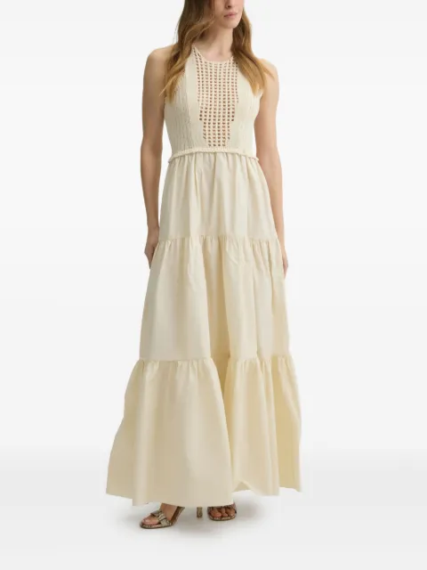 LIU JO cotton maxi dress Neutrals WA5386MA44MC3721
