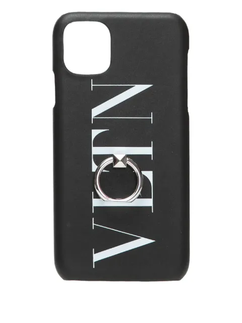 Valentino Garavani VLTN iPhone 11 case Black YP0R56FFL