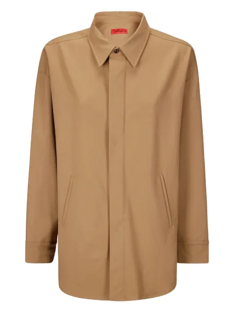THELATEST oversized shirt Brown SVW0298DW0206AB