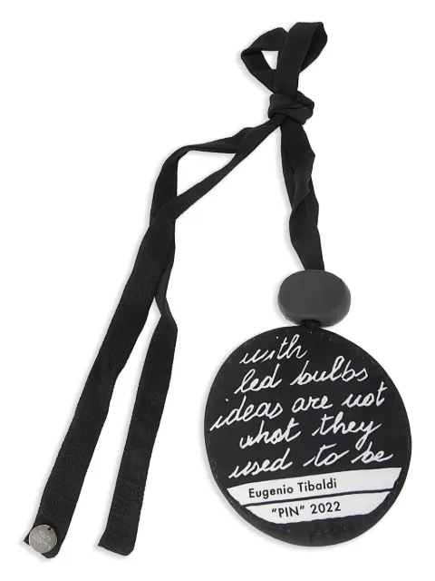 Maria Calderara pendant necklace Black 2S131B