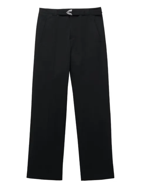 Alexander McQueen belted tailor trousers Black 80914005AA9