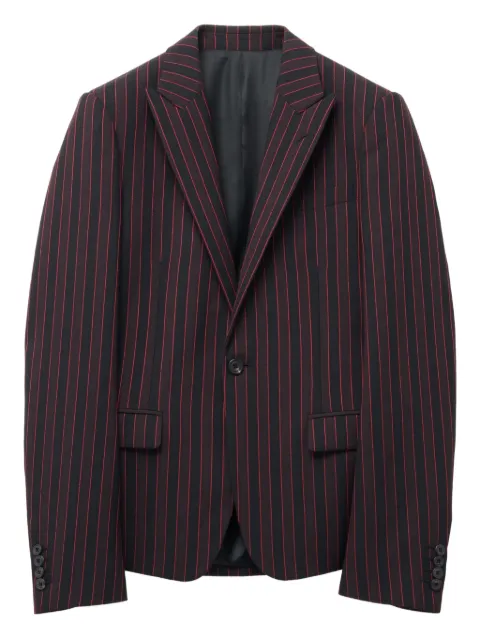Alexander McQueen striped blazer Black 805885QUACA