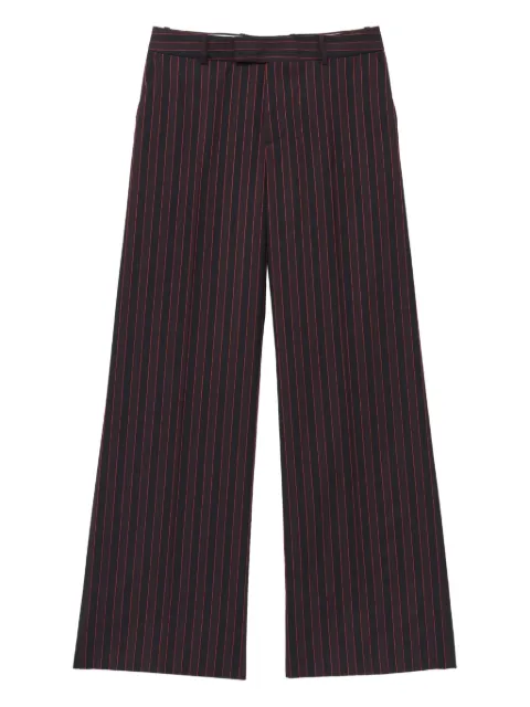 Alexander McQueen pinstripe tailored trousers Black 813249QUACA