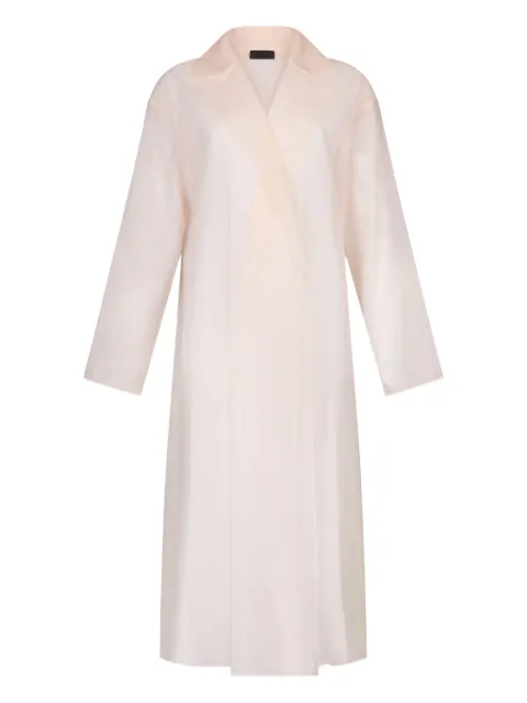 LIU JO organza trench coat Neutrals CA5195T2974