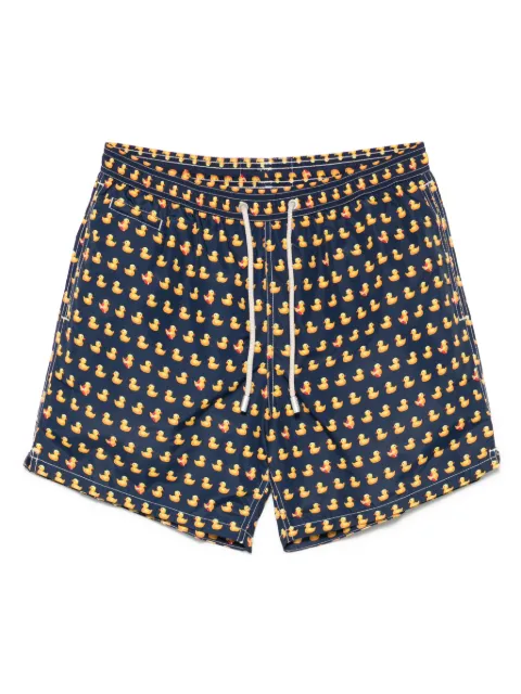 MC2 Saint Barth printed swim shorts Blue LIG0003