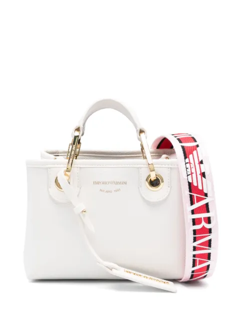 Emporio Armani logo-tag tote bag White EW000382AF12103