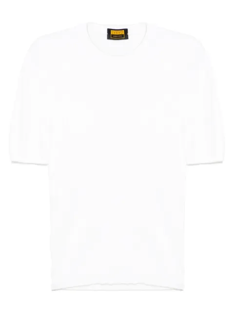 Svevo fine ribbed cotton t-shirt White 46413552540C