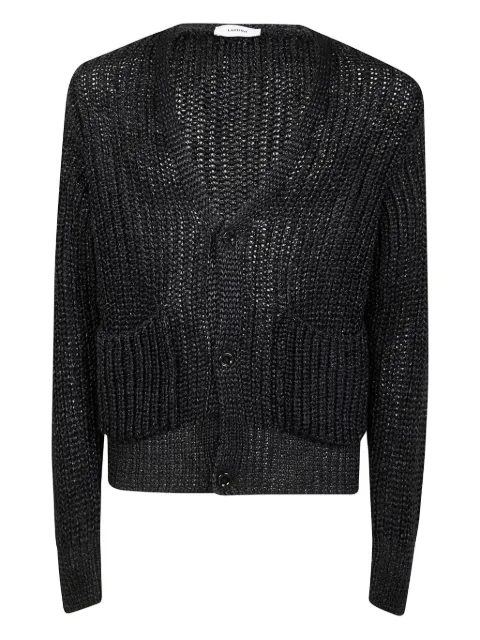 Lardini v-neck cardigan Blue ESLMML405ES64048