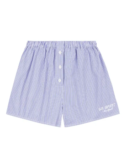 Sporty & Rich striped shorts White SH035506304ST41