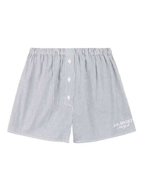 Sporty & Rich striped lounge shorts Green SH035506304ST32