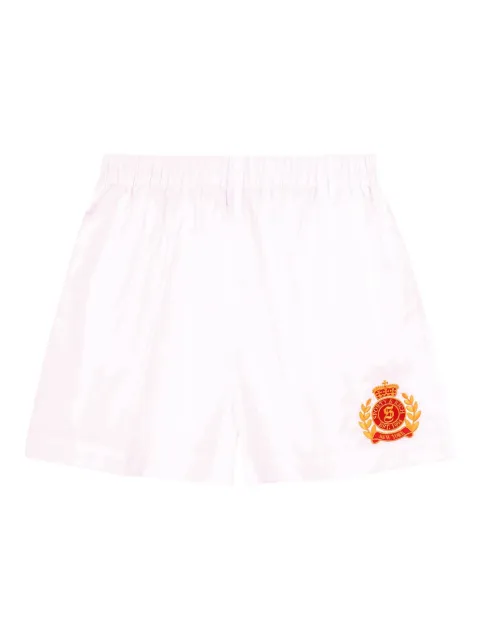 Sporty & Rich logo-embroidered shorts White SH012506243WH01