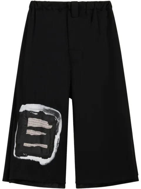 Marni painted-detail shorts Black PJMU0011PYUSCX77