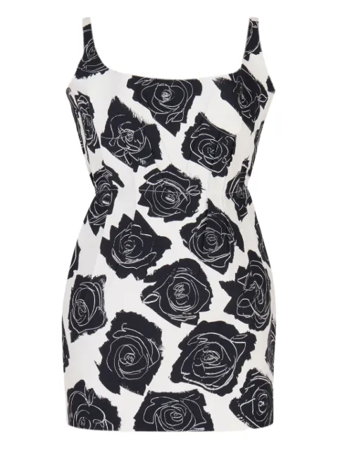 Marni floral-print minidress White ABMA1417A0UTC537