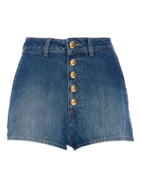 Elisabetta Franchi high-waisted button-up denim shorts Blue HJ35I51E2