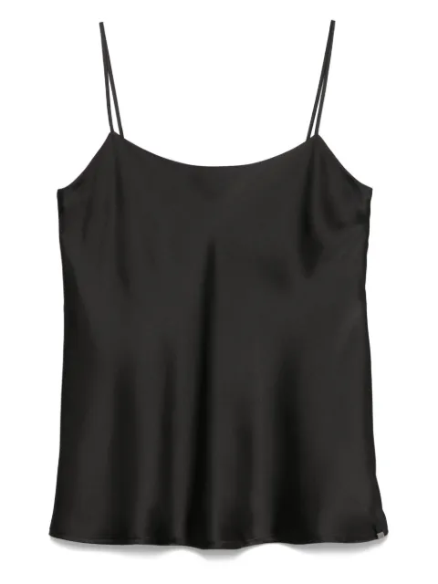 Herno satin tank top Black BL000021D12506