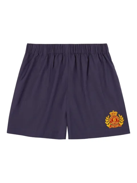 Sporty & Rich logo-embroidered shorts Blue SH012506243BL32