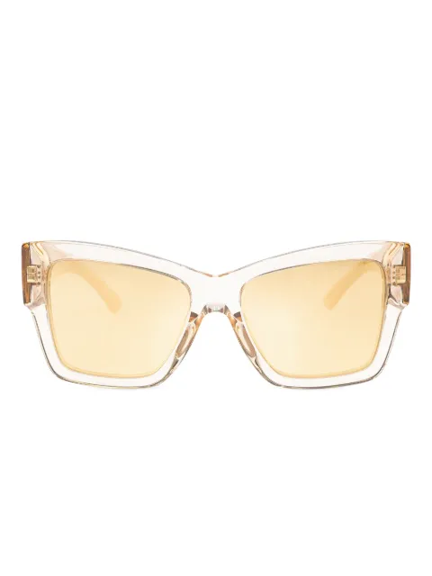 Dolce & Gabbana Eyewear logo-lettering sunglasses Neutrals DG4493