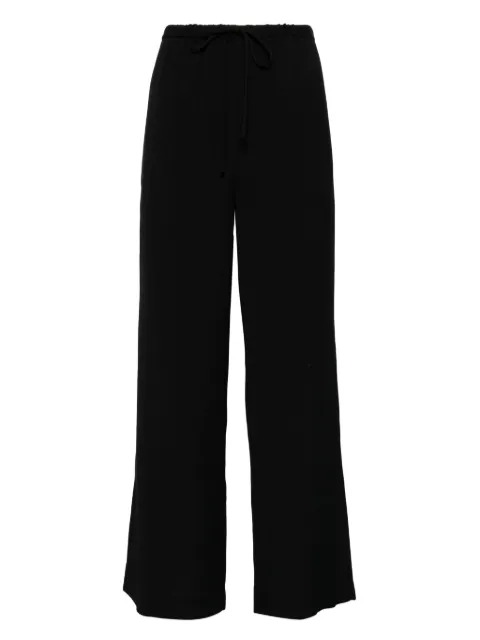 TOTEME striped drawstring trousers Black 252WRB1709FB0192001