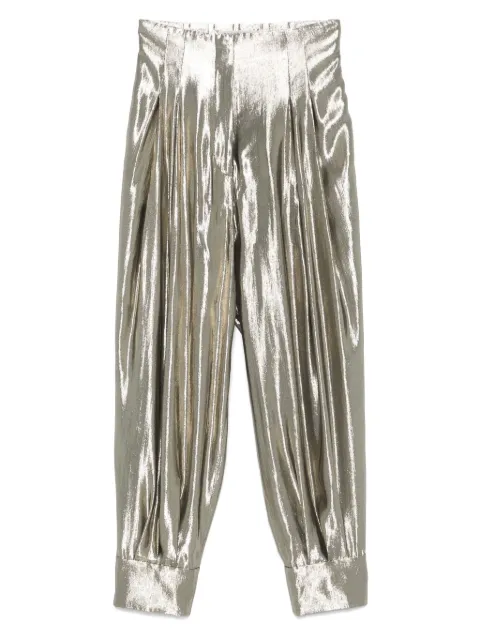 Philosophy Di Lorenzo Serafini lamé trousers Gold A03082137