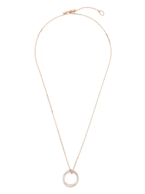agnès b. logo couple necklace Pink NI58H922