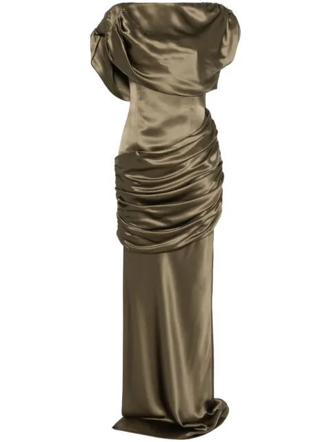 Giuseppe Di Morabito silk maxi dress Green 04SSLD14104422
