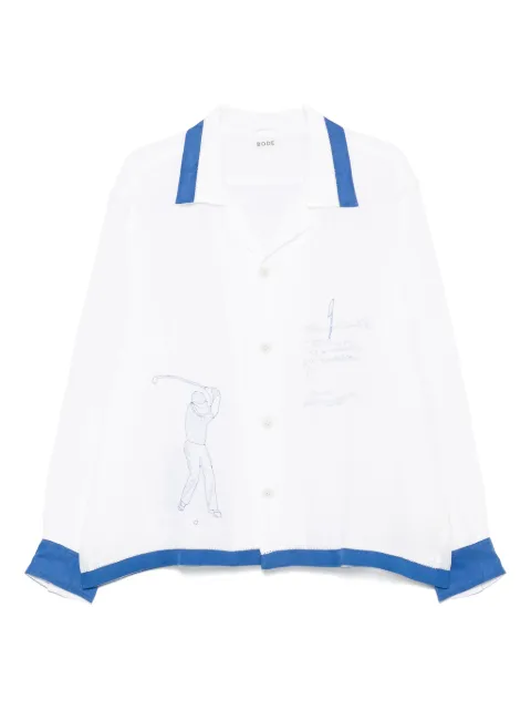 BODE Club Champion shirt White MRS25SH009
