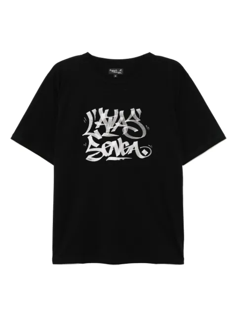 agnès b. graphic-print T-shirt Black ECK5SEX9