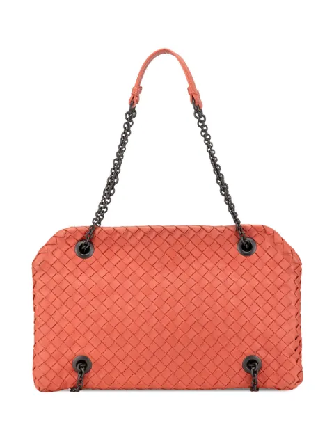 Bottega Veneta Pre-Owned 2012-2024 Nappa Intrecciato Duo shoulder bag Pink SI5GR0MTL1GRX3LU